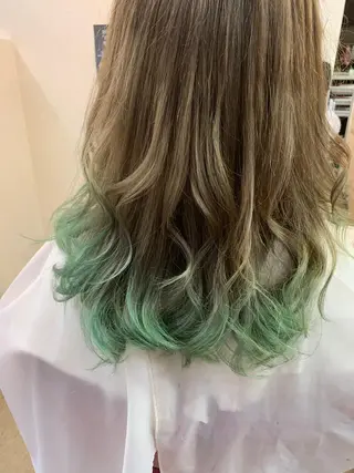 セミロング カラー ささき まさとのヘアスタイル
