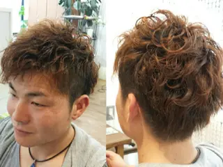 パーマ カラー メンズ Ｒｅｃｉｅｌ(ﾚｼｪﾙ)　岐阜店所属・レシェル岐阜 中谷のヘアスタイル