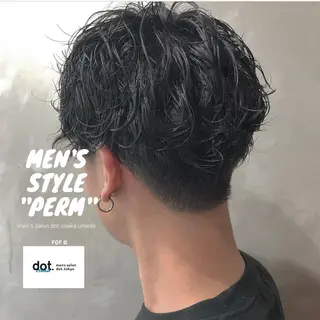 ショート メンズ CLUTCH天王寺 西藤遥河のヘアスタイル