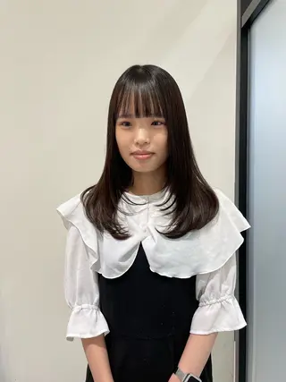 セミロング 【美容室が苦手な方 専問美容室】MIHOのヘアスタイル