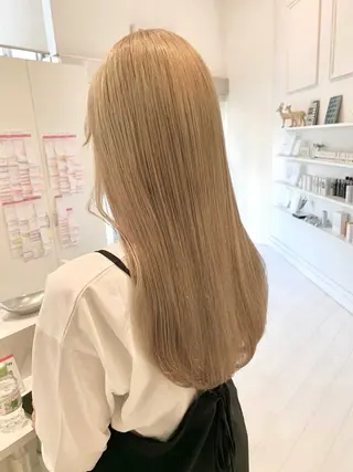 ロング カラー ParveMix🍀 藤原愛未のヘアスタイル