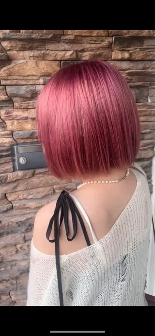 ショート カラー 美髪✨艶髪✨髪質改善 カラー特化❣大石優奈のヘアスタイル