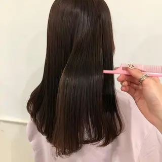 ロング ParveMix 佐々木梨紗🤍のヘアスタイル