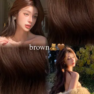 ロング カラー SAKURA 【🇨🇳網紅ヘア】のヘアスタイル