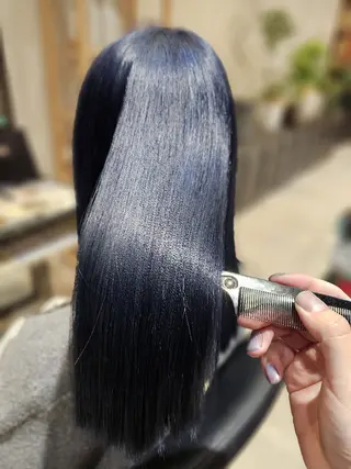 セミロング カラー 【髪質改善美容師】t occa茨木篠原健太のヘアスタイル