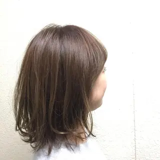 ミディアム カラー ヘアアレンジ BonD hairのヘアスタイル