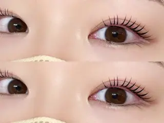 マツエク・マツパ ここな🌻/ まつパ/暖色カラーのマツエク・マツパデザイン