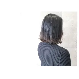 ミディアム カラー カット／メンズカット 藤田麻衣のヘアスタイル