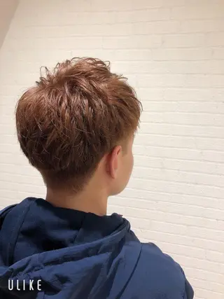 カラー メンズ 岩永 梨玖のヘアスタイル