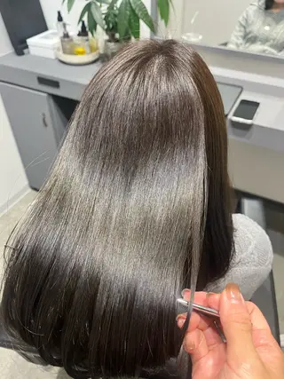 ミディアム 堀越 エリのヘアスタイル