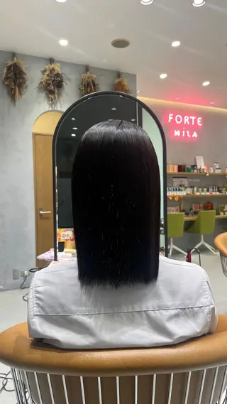 ミディアム 盛れる顔周り/髪質 改善/ふみか🩰🤍のヘアスタイル