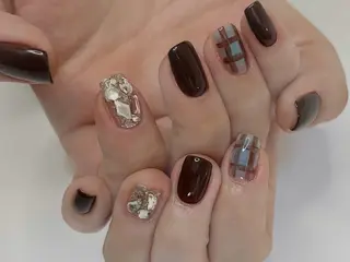 ネイル コネコネイルサロン モデル用のネイルデザイン