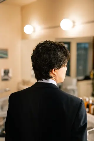 ミディアム カラー パーマ メンズ 🔗メンズサロン🔗 Kieのヘアスタイル