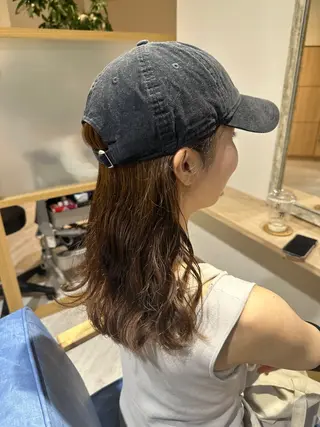 ミディアム パーマ シェアサロンコネクト所属・Chiho/ 博多/大人かわいいのヘアスタイル