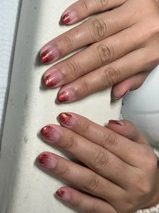 ネイル Leaf ORANGE所属・. Reiのネイルデザイン