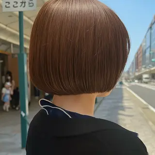 ショート カラー 【nui 茨木】 清水優/髪質改善のヘアスタイル