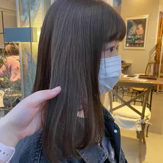 カラー ヘアアレンジ 𝙢𝙞𝙮𝙪🎀 girly hairのヘアスタイル