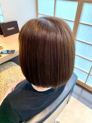 ショート カラー ⭐️似合わせアップ ⭐️並木奏絵のヘアスタイル