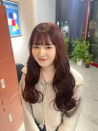 ロング カラー ハイトーン/メンズ/ デザイン/梅田/ミユのヘアスタイル