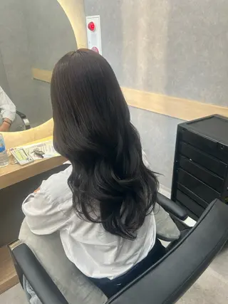 ロング カラー 💜無料モデル募集 ‪𓂃🫧Miyuのヘアスタイル