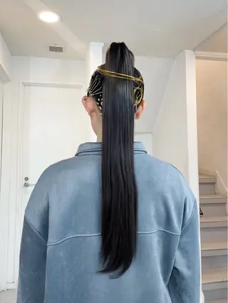 ミディアム ヘアアレンジ 🦠カラーリスト/ 魚瀬あおい🦠のヘアスタイル