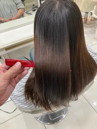 セミロング 髪質改善 阪口 雄佑のヘアスタイル