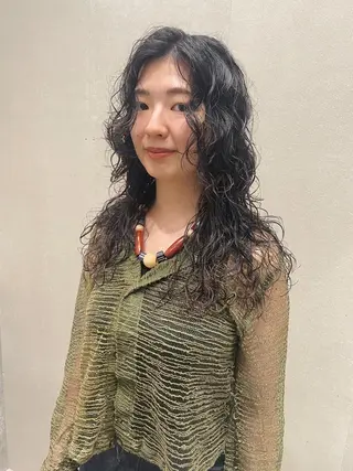 セミロング パーマ センスをお届けします 大谷将生INFPのヘアスタイル