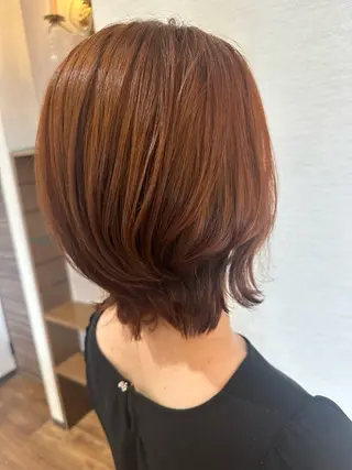 ミディアム 舘 梨会のヘアスタイル