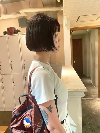 ショート ボブ/レイヤー 山川廉弥のヘアスタイル