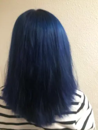 ミディアム セミロング ロング カラー にった みずきのヘアスタイル