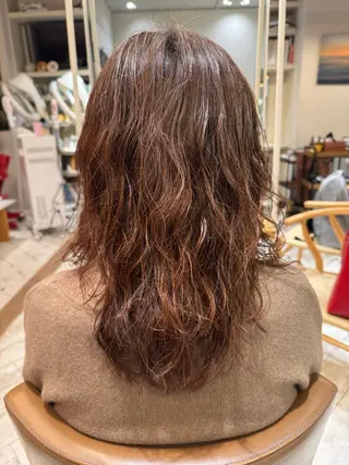 ミディアム パーマ ✨ショートヘア ✨ロイのヘアスタイル