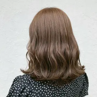 ミディアム acroあべの店所属・🧸ブリーチモデル /透明感🎀のヘアスタイル