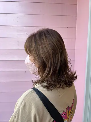 ミディアム カラー 【史上最高】口コミ No.1/ナツキのヘアスタイル