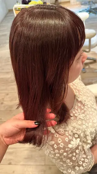 セミロング cie所属・ふくし りこのヘアスタイル