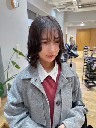 ショート パーマ 大橋 芽衣のヘアスタイル