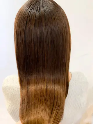 ロング カラー 渋谷ブリーチカラー 韓国ヘアyuikoのヘアスタイル