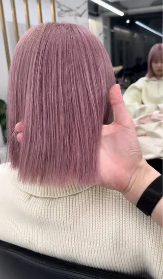 ミディアム カラー Maison所属・【縮毛矯正】 海老原寛大のヘアスタイル