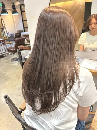 ロング カラー Lolonois梅田 🧚髪質改善カラーのヘアスタイル
