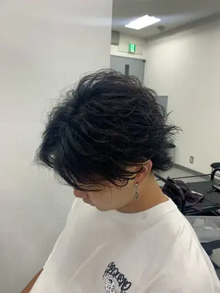 ミディアム パーマ メンズ ⚡️メンズ特化⚡️ RYUKIのヘアスタイル