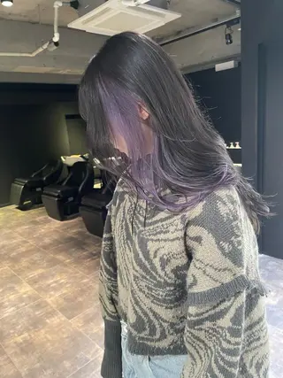 セミロング カラー トップスタイリスト こうすけのヘアスタイル