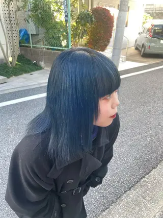 ミディアム カラー 🍭ハイトーン/ レイヤーカット🦄のヘアスタイル