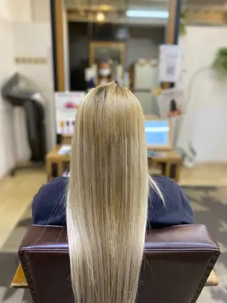 ロング BRAS ナカガワのヘアスタイル