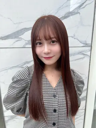 ロング 縮毛矯正/艶カラー Gaiのヘアスタイル