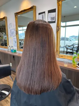 ロング カラー Ve-nus 神辺店所属・櫻井 遥のヘアスタイル