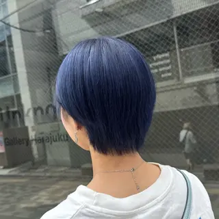 ショート カラー 🦋ブリーチカラー/ 専門Aya💖のヘアスタイル