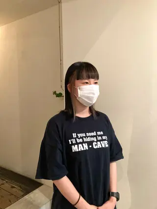 ミディアム カラー 前川 華恋 / room3のヘアスタイル