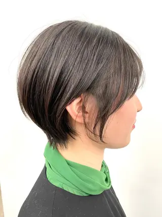 ショート カラー 笠原 健人のヘアスタイル