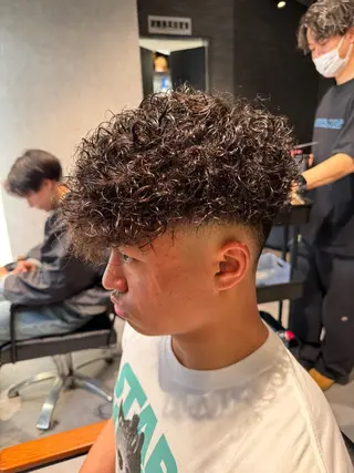ショート パーマ メンズ メンズヘア◎ なぐらのヘアスタイル