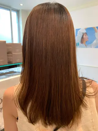 ロング 小田切 栄司のヘアスタイル