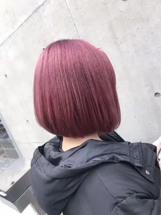ショート ハイトーン×エクステ 💞くるみのヘアスタイル